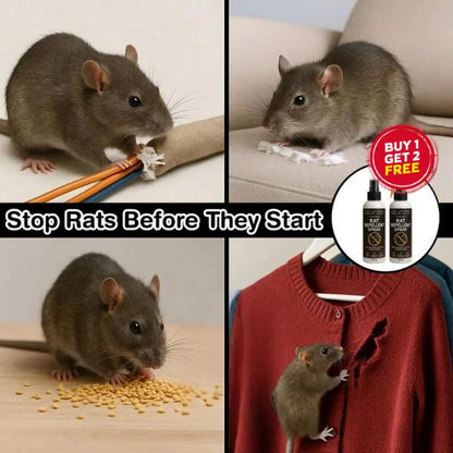 Premium Rat Repellent Spray – Keep Rats Away Naturally (Pack of 3)