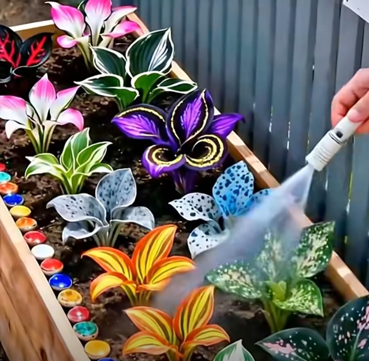 Rare Multicolor Hosta Seed + 100 Grams Organic Potmix Free