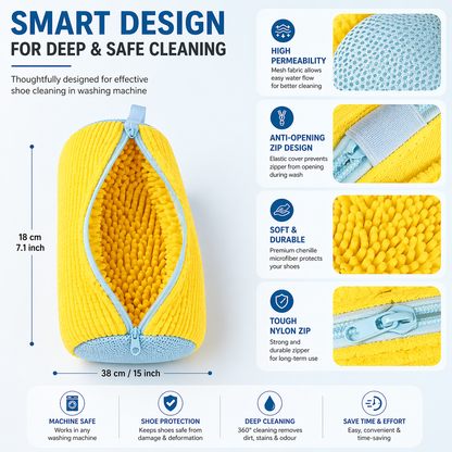 Shoe Washing Bag for Machine - Reusable & Durable